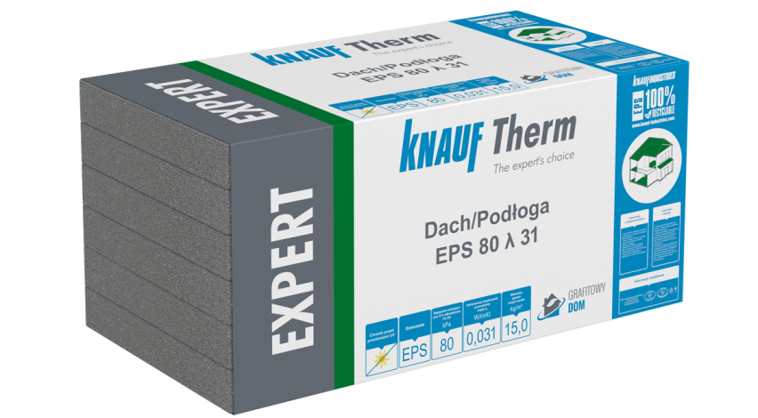 Knauf Therm Expert Dach/Podłoga EPS 80 λ 31