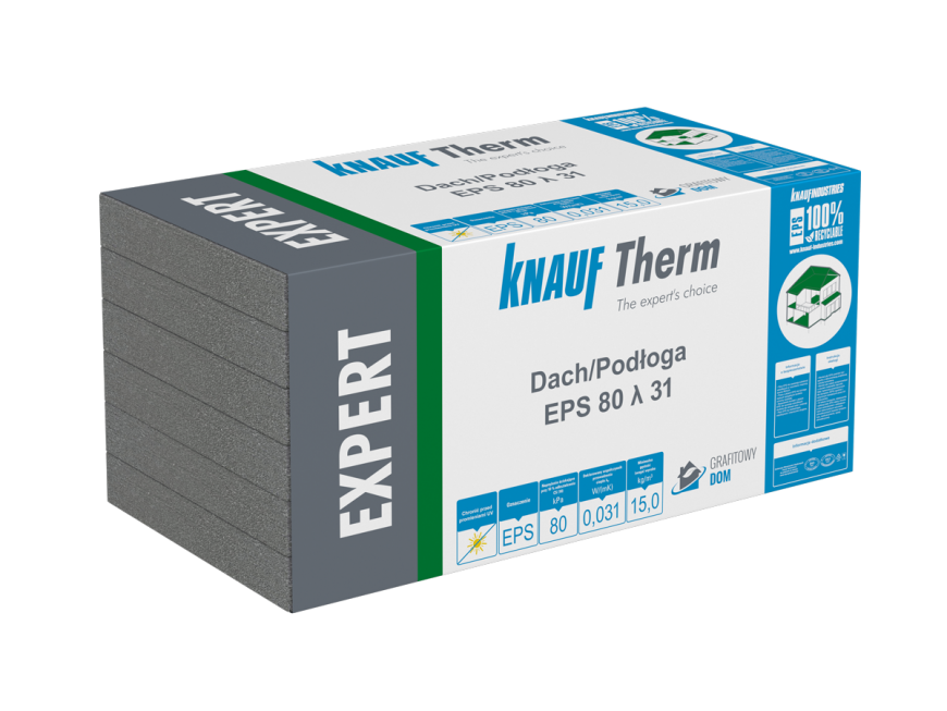 Knauf Therm Expert Dach/Podłoga EPS 80 λ 31