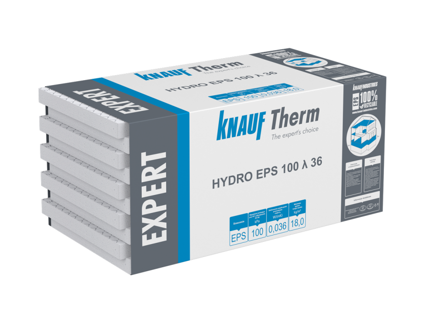 Knauf Therm - Expert HYDRO EPS 100 λ 36