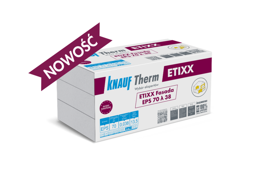 Nowość Knauf Therm - nowy styropian ETIXX biały