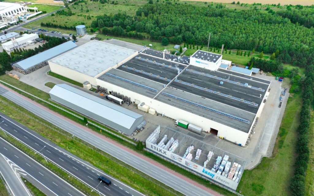 zakład produkcyjny w Mszczonowie z lotu ptaka